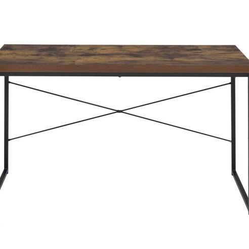 Bob Desk in Weathered Oak & Black - Acme Furniture 92396