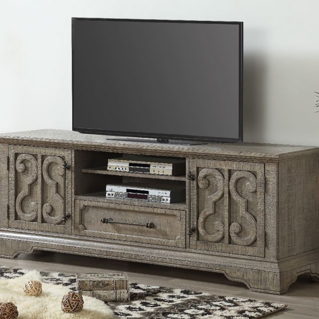 Artesia TV Stand in Salvaged Natural - Acme Furniture 91765