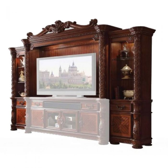 Vendome II Entertainment Center in Cherry - Acme Furniture 91315