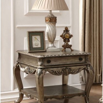 Ragenardus End Table in Vintage Oak - Acme Furniture 86032