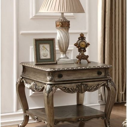 Ragenardus End Table in Vintage Oak - Acme Furniture 86032