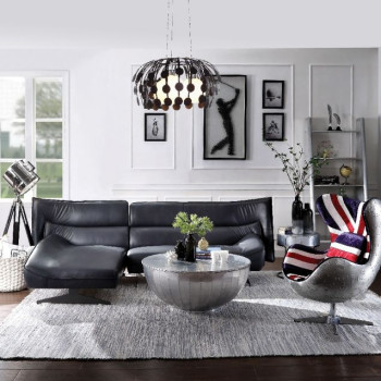 Brancaster Coffee Table in Aluminum - Acme Furniture 84880