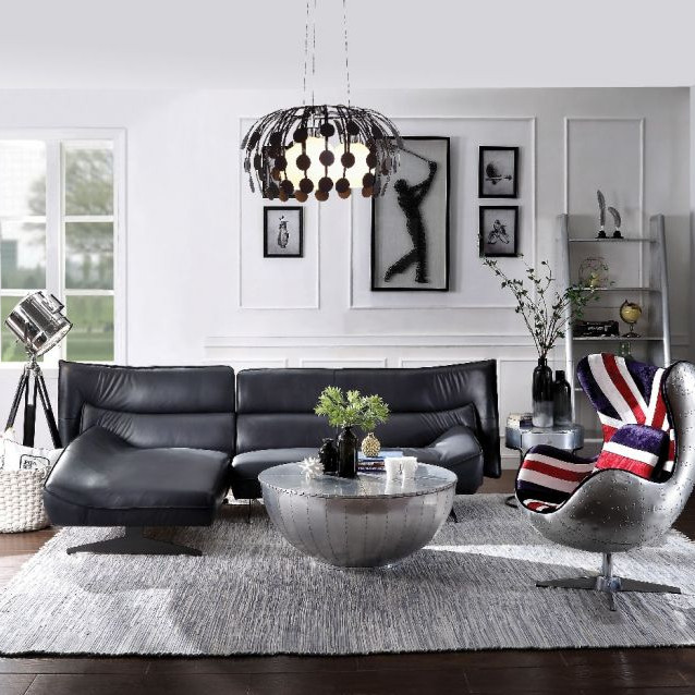 Brancaster Coffee Table in Aluminum - Acme Furniture 84880