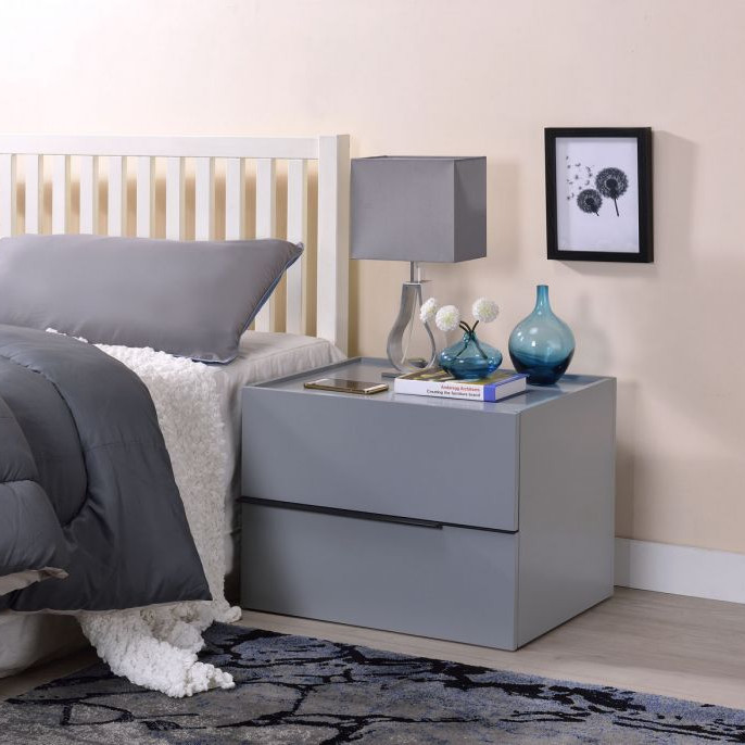 Corbin End Table / Nightstand in Gray - Acme Furniture 84624