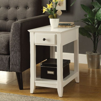Bertie Side Table in White - Acme Furniture 82842