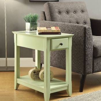 Bertie Side Table in Light Green - Acme Furniture 82840