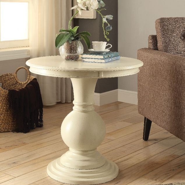 Alyx Accent Table in Antique White - Acme Furniture 82818