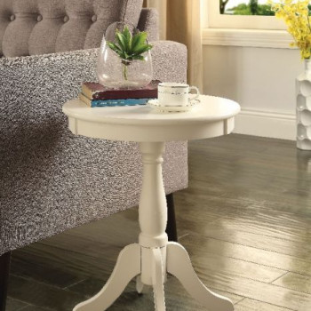 Alger Side Table in White - Acme Furniture 82804