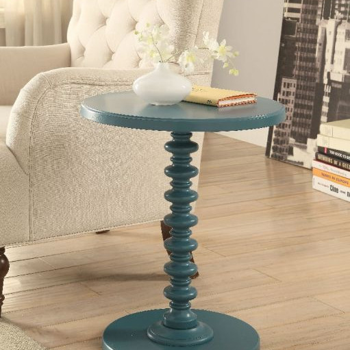 Acton Side Table in Teal - Acme Furniture 82798