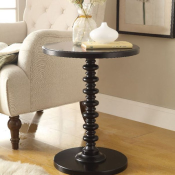 Acton Side Table in Black - Acme Furniture 82794