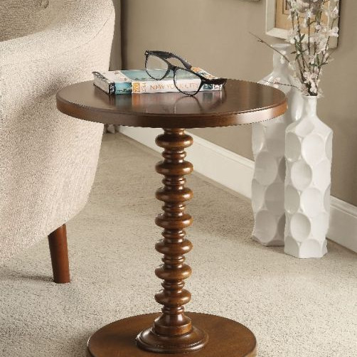 Acton Side Table in Walnut - Acme Furniture 82792