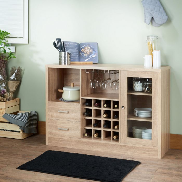 Hazen Server in Rustic Oak - Acme Furniture 72635