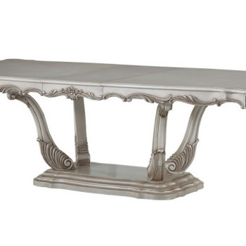 Gorsedd Antique White Wood Extendable Dining Table