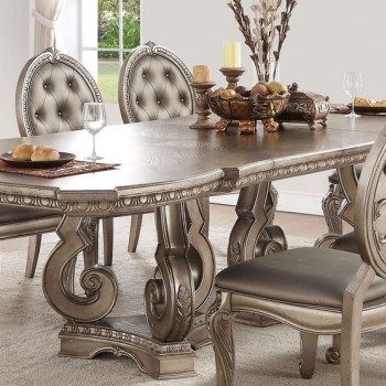 Northville Antique Gold Wood Dining Table