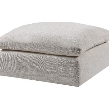 Naveen Modular - Cocktail Ottoman in Ivory Linen - Acme Furniture 55132