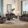 Zubaida Sofa (Glider & Motion) in 2-Tone Chocolate Velvet - Acme Furniture 55020