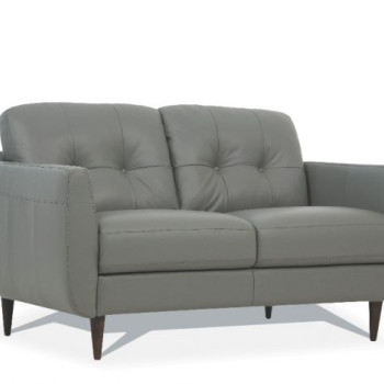 Radwan Loveseat in Pesto Green Leather - Acme Furniture 54961