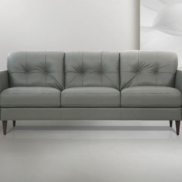 Radwan Sofa in Pesto Green Leather - Acme Furniture 54960