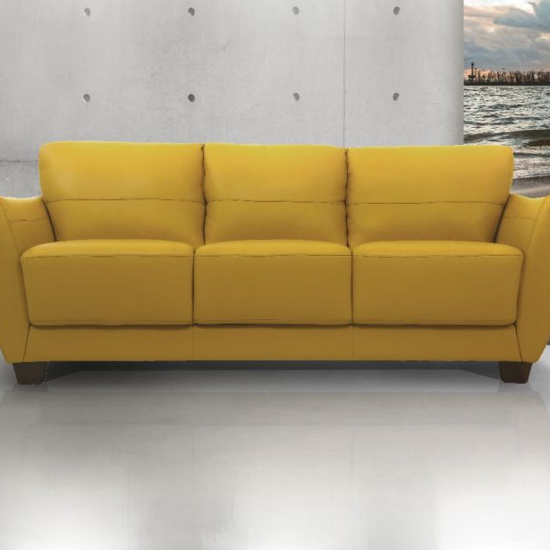 Valeria Sofa in Mustard Leather - Acme Furniture 54945