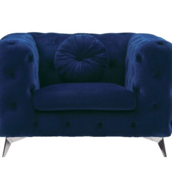 Atronia Chair in Blue Fabric