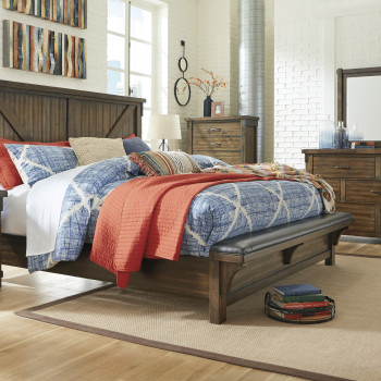 B718 Lakeleigh 4PC SETS Queen Panel UPH Bed