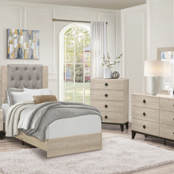 1524T-1*4 4PC SETS Twin Bed + NS + D + M