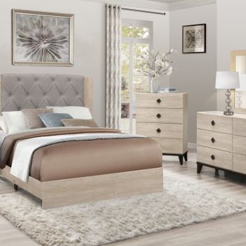 1524-1*4 4PC SETS Queen Bed + NS + D + M