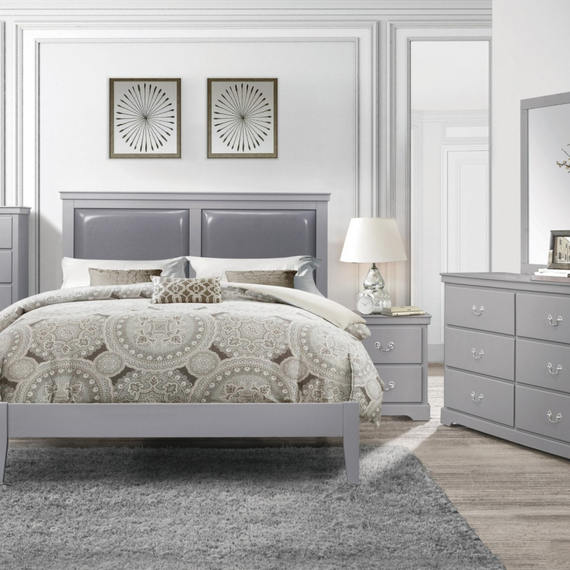 1519GYK-1EK*4 4PC SETS  Eastern King  Bed + NS + D + M