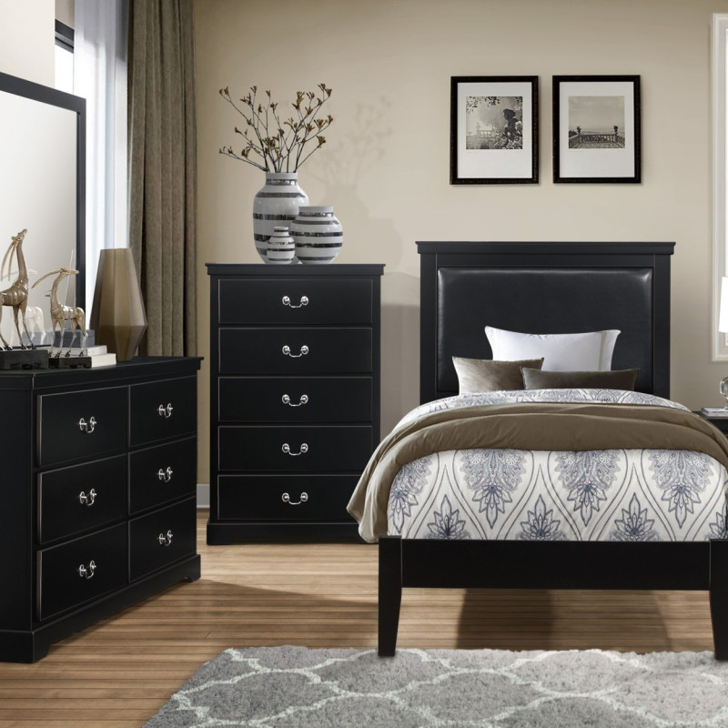 1519BKT-1*4 4PC SETS Twin Bed + NS + D + M