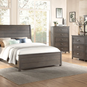 1923-1*4 4PC SETS Queen Sleigh Bed + NS + D + M