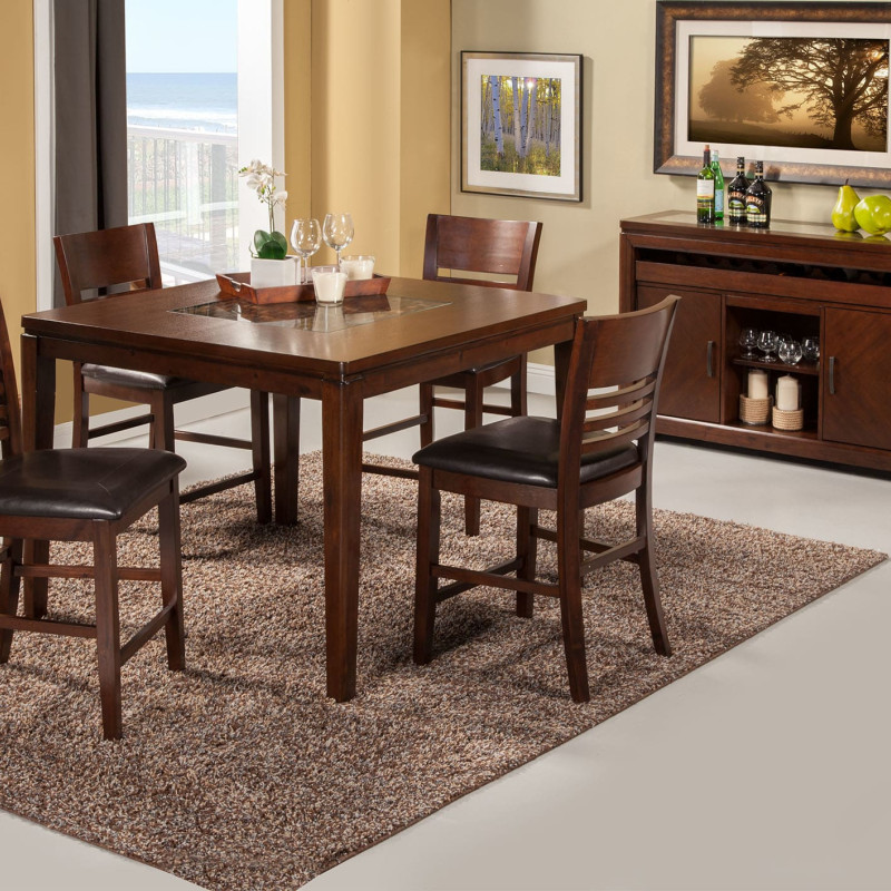 1437 5 PIECE PUB SET Granada 5 pc (Table, Chairs x 4)