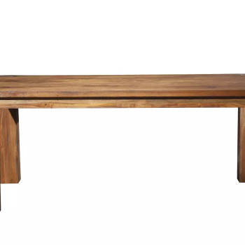 ORI-913-01 DT Shasta Salvaged Natural Leg Dining Table