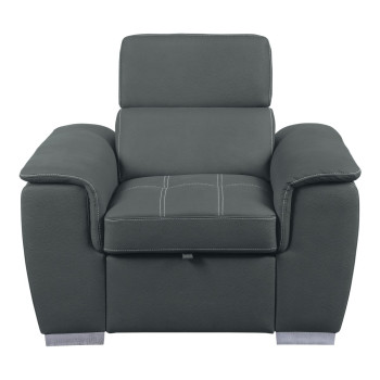 8228GY-1 Chair with Pull-out Ottoman Ferriday