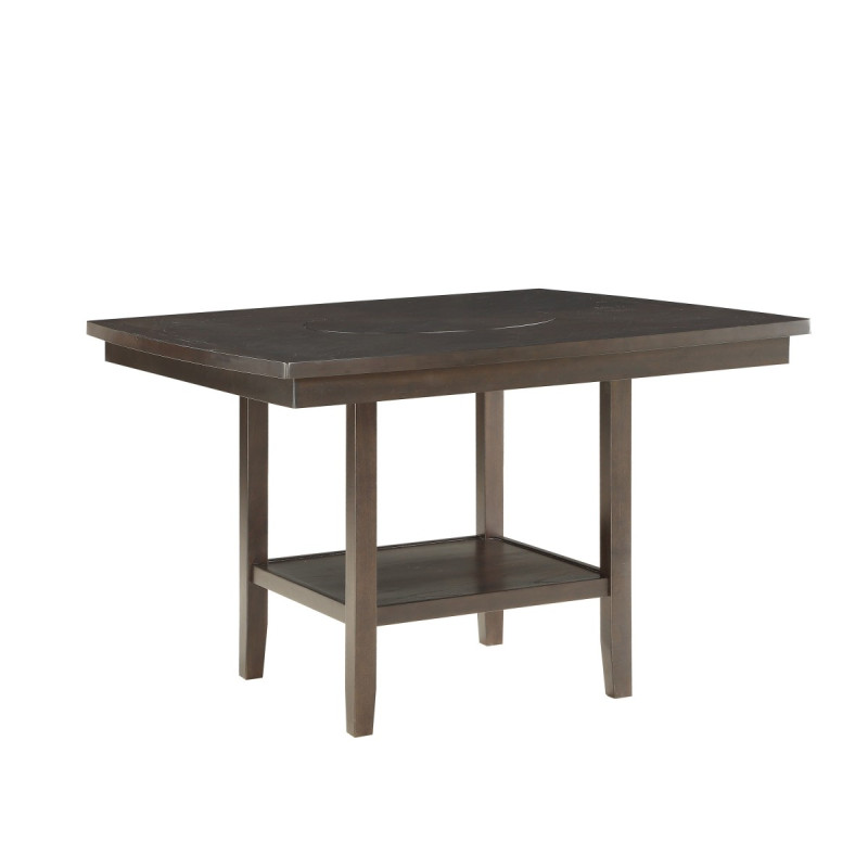 5716-36 Counter Height Table with Lazy Susan Balin