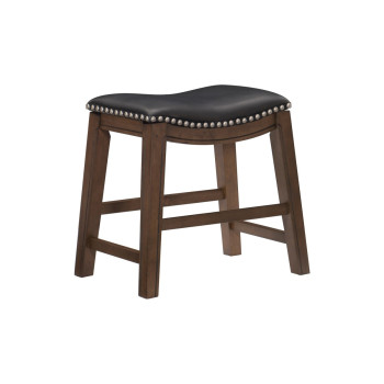 5682BLK-18 18 Dining Stool, Black Ordway