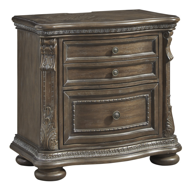 B803 Charmond Two Drawer Night Stand
