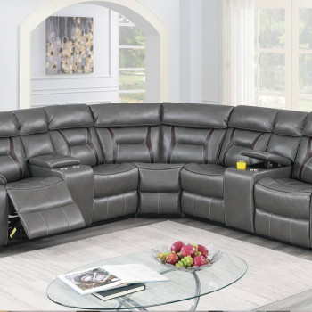 F86611 Power Motion Sectional