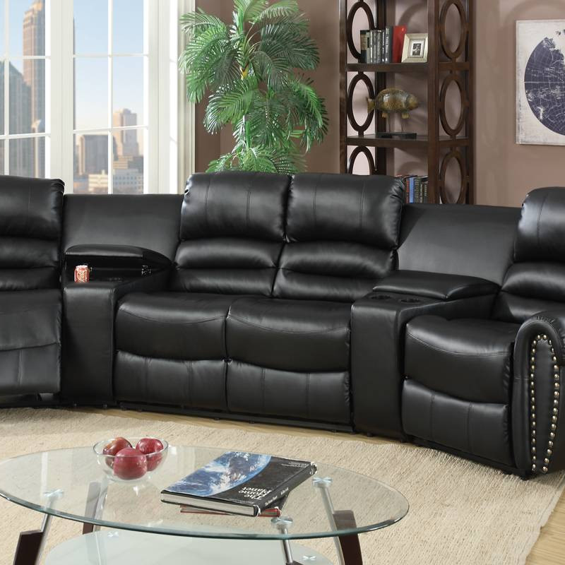 F86602 Power Theater Sectional