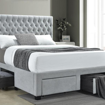 305878Q UPHOLSTERED QUEEN BED