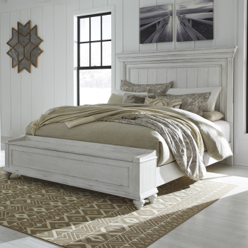 B777 Kanwyn Cal King Panel Storage Bed