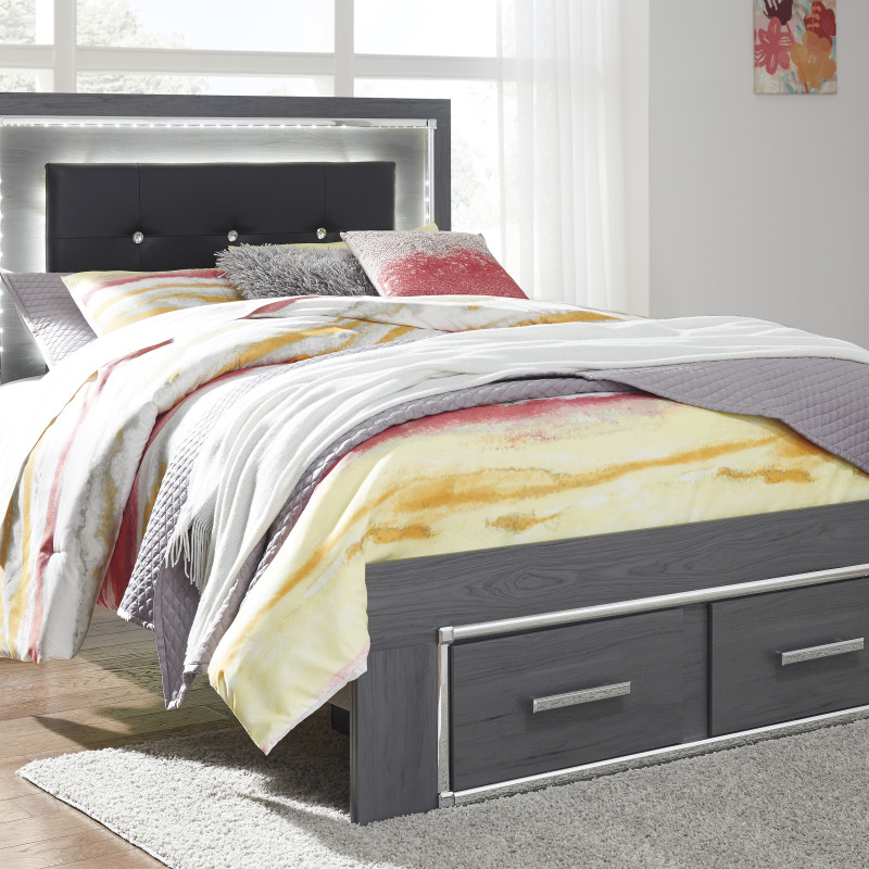 B214 Lodanna Full Storage Panel Bed