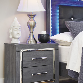 B214 Lodanna Two Drawer Night Stand