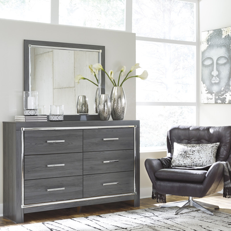 B214 Lodanna Dresser + Bedroom Mirror