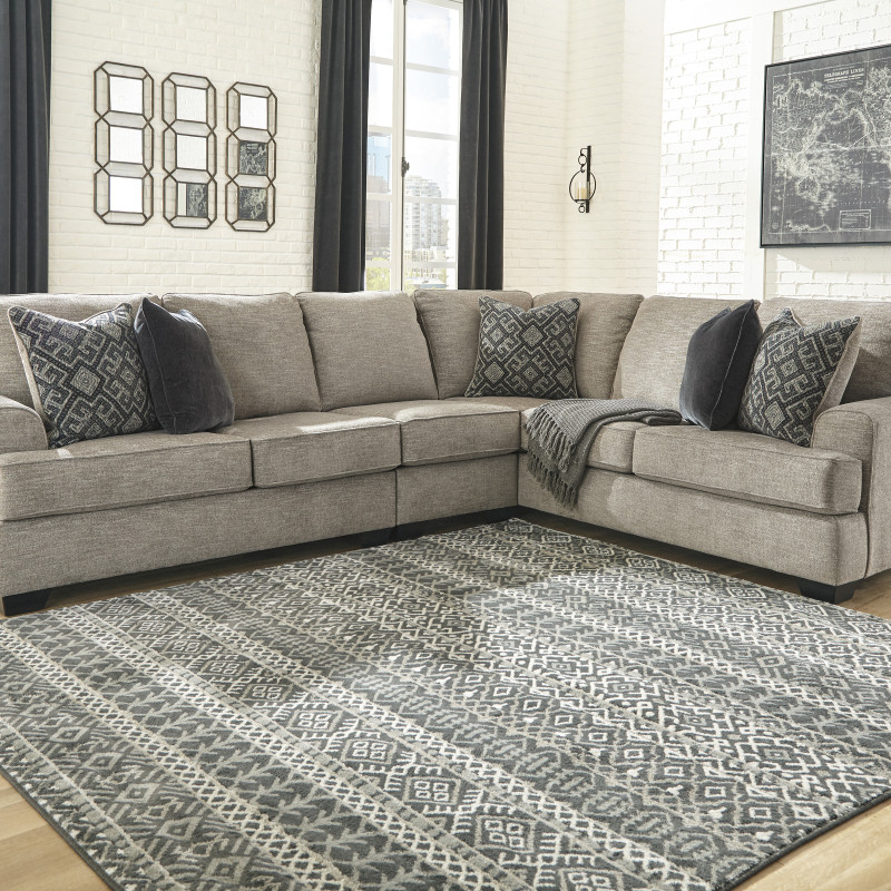 56103 Bovarian RAF Sofa w/Corner Wedge + Armless Chair + LAF Loveseat