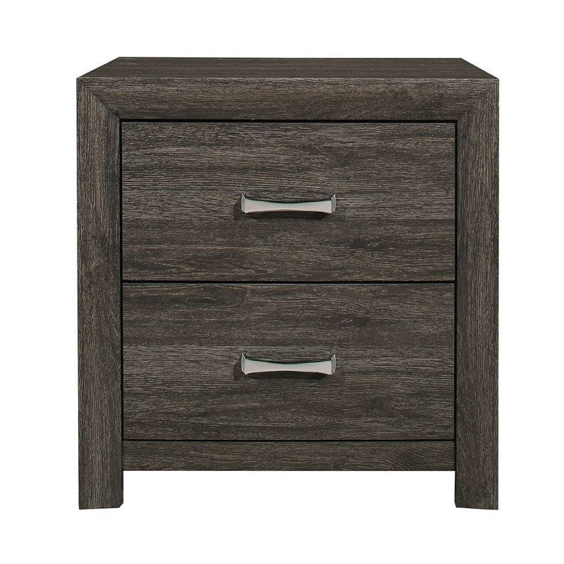 2145NP-4 Edina Night Stand - Brown-Gray