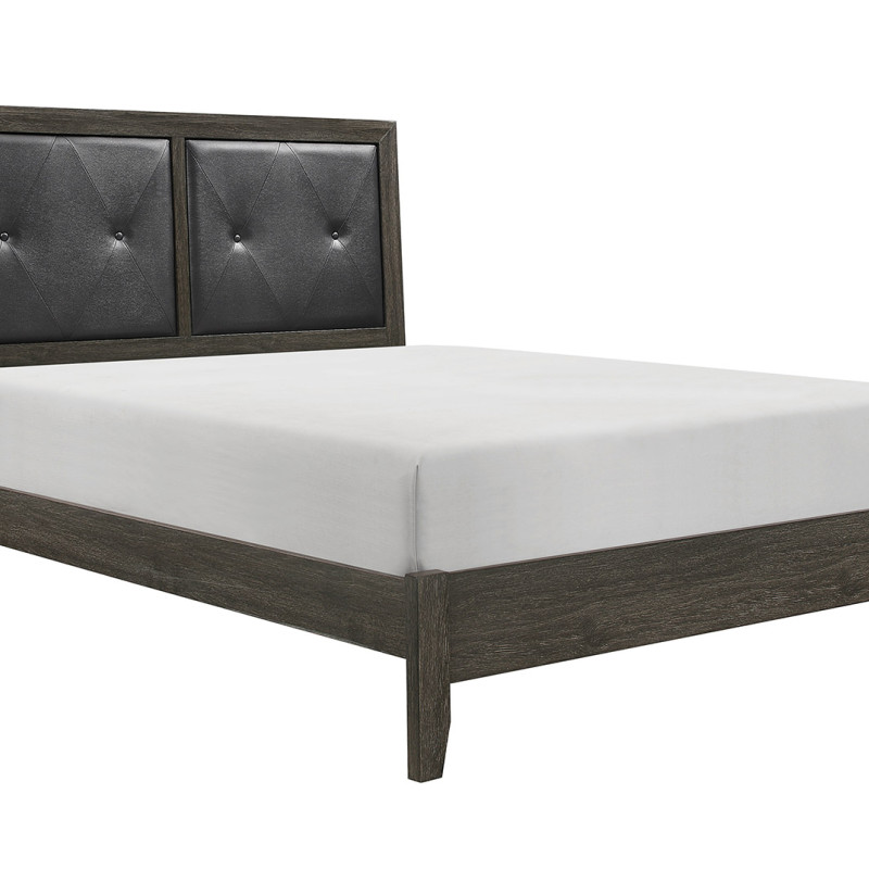 2145FNP-1* Edina Full Bed - Brown-Gray