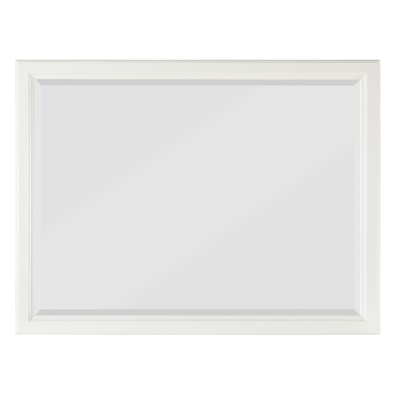 1730WW-6 Cotterill Mirror - White Finish over Birch Veneer