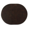 SAVION Round / Oval Pedestal Dining Table Espresso
