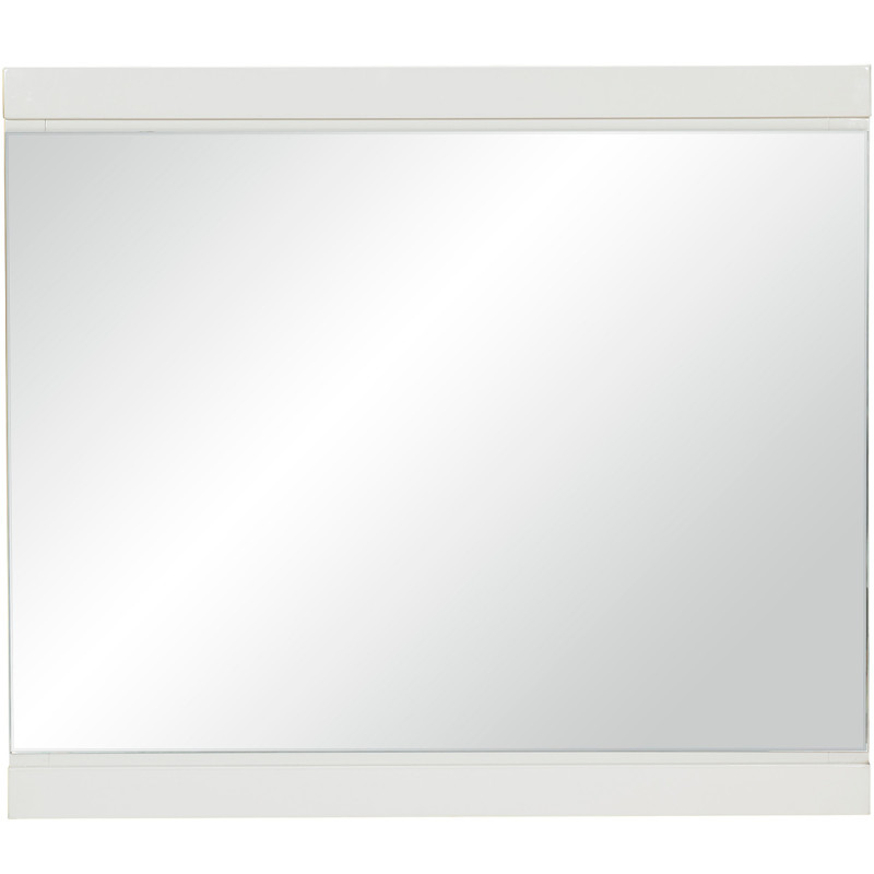 1678W-6 Kerren or Keren Mirror - White High Gloss