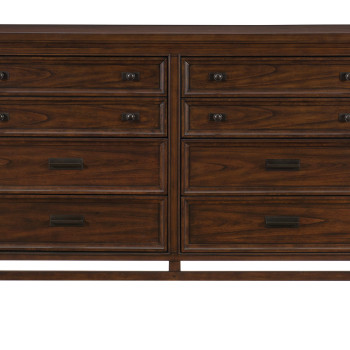 1649-5 Frazier Park Dresser - Brown Cherry